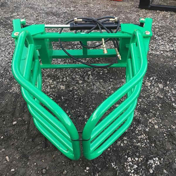 Round Bale Grab EURO Hitch para cargador frontal