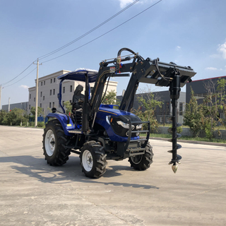 Barrena de perforación hidráulica para tractor